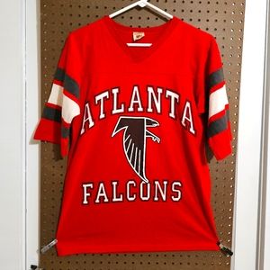 (Vintage)(EUC)80s Atlanta Falcons Logo 7 T-shirt/Half Sleeve